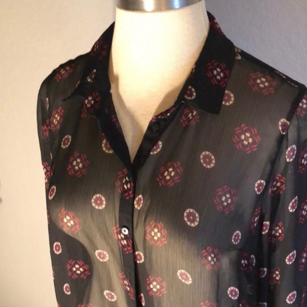 Long Button Up Tunic - Picture 2 of 3